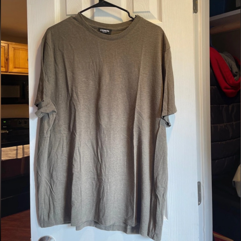 Express men linen blend T-shirt